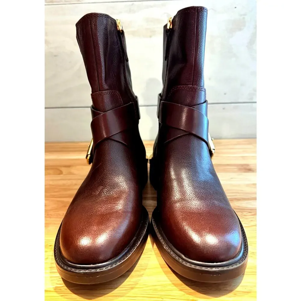 NIB Louise et Cie Women's Lo-Tandy Boots Burnt Oak Size 7